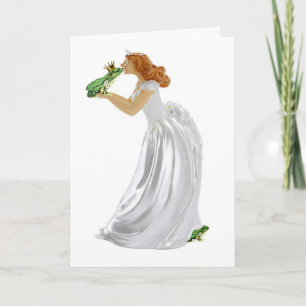 Kikker Prince Feestdagen Kaart