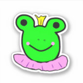 Kikker Prince Sticker (Voorkant)