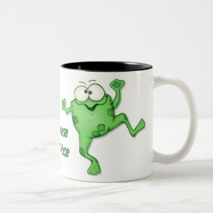 Kikker Prince Tweekleurige Koffiemok