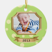 Kikker Prins Keepsake Foto Keramisch Ornament (Voorkant)