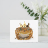 Kikker Prins - voorste uitzicht Briefkaart (Staand voorkant)