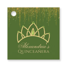 Kikker Prinses Quinceanera Verjaardag Favoriet Tag