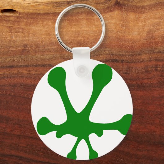 Kikker Print Sleutelhanger (Voorkant)