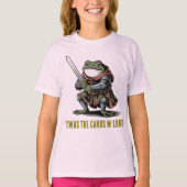 Kikker Ridder 'Twas de koolhydraten T-shirt (Voorkant)