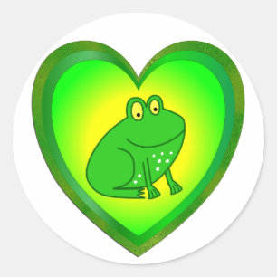 Kikker Ronde Sticker