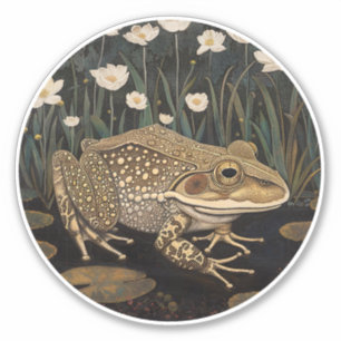 Kikker Ronde Sticker