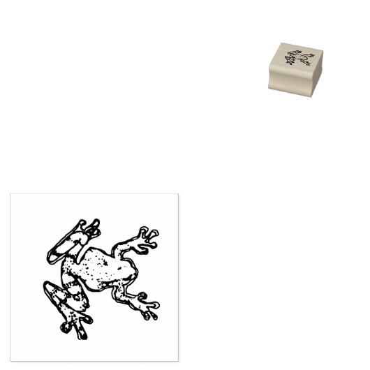 Kikker Rubberstempel (Gestempeld)