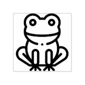 Kikker Rubberstempel (Afrduk)