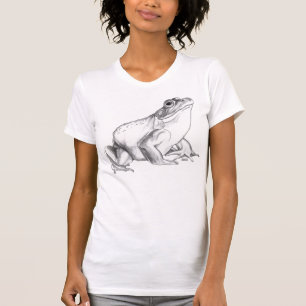 Kikker Shirt Bullfrog Art T-shirt Cool Frog Gift