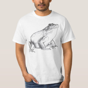 Kikker Shirt Bullfrog Art T-shirt Cool Frog Gift