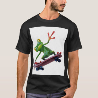 kikker skateboard Graphic T-shirt