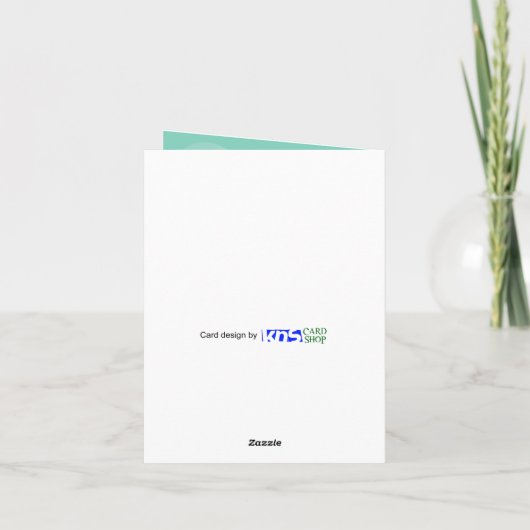 Kikker Snagelvriendelijke dieren Funny Hi-Greeting Kaart (Achterkant)