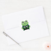 kikker sticker met knip (Envelop)