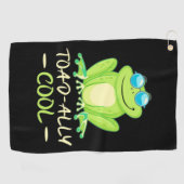 Kikker Toadally Cool Golfhanddoek (Horizontaal)