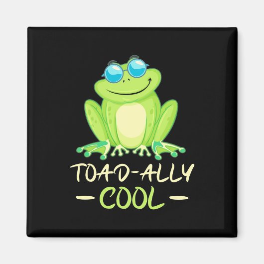 Kikker Toadally Cool Magneet (Voorkant)