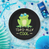 Kikker Toadally Cool Papieren Bordje (Feest)