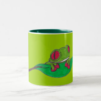 Kikker Tweekleurige Koffiemok