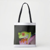 Kikker van de rode oogboom tote bag (Voorkant)
