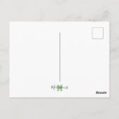 Kikker verjaardagsfeest uitnodiging (Achterkant)