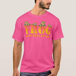 Kikker vertrouwen volledig op God T-shirt