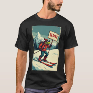 Kikker verzet Portland Kikker Protest - Portland K T-shirt