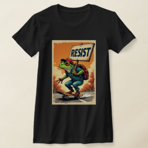 Kikker verzet Portland Kikker protest - Portland K T-shirt