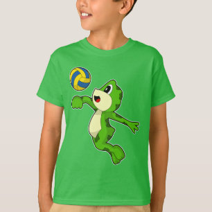 Kikker Volleybal speler Volleybal T-shirt