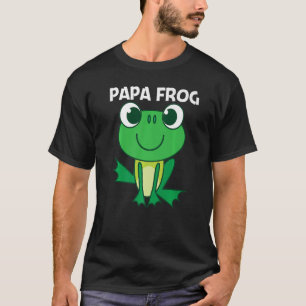 Kikker voor mannen Papa Forest Zoo Pet Animal Catc T-shirt