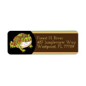 kikker voor paarden etiket (Voorkant)