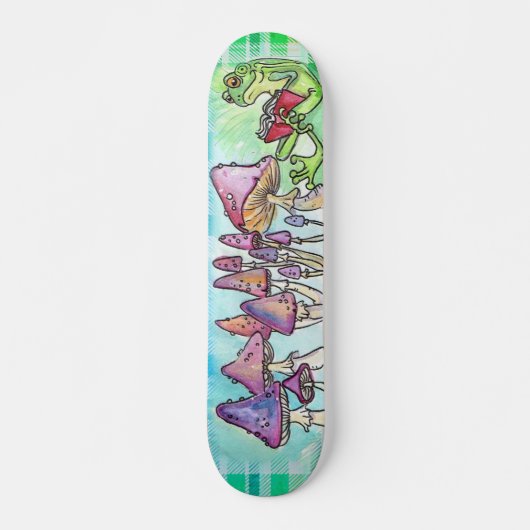 Kikker voor winkelboekje skateboard (Voorkant)
