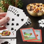 Kikker, waterverf pokerkaarten (Insitu)