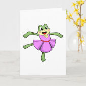 Kikkerballetdans Kaart (Gele Bloem)