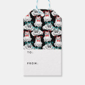 Kikkerbril patroon | Jouw tekst toevoegen Cadeaulabel (Voorkant)