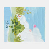 Kikkerbroekfamilie Fleece Deken (Voorkant (Horizontaal))