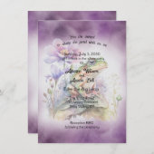 kikkerbruiloft kaart (Voorkant / Achterkant)