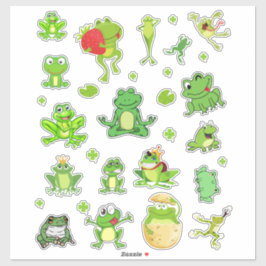 kikkerbundel gesneden vinyl sticker