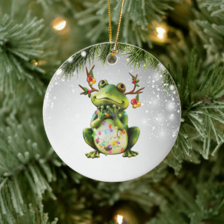 Kikkercadeau voor kikkervis voor volwassen Kind me Keramisch Ornament