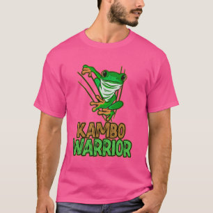 Kikkerceremonie van Kambo Warrior Medicine door de T-shirt