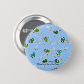 kikkercollage ronde button 5,7 cm (Voorkant /achterkant)