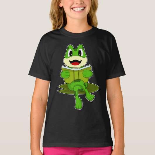 Kikkerexpert Boek T-shirt (Voorkant)