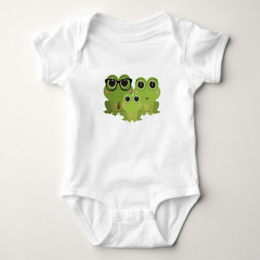 Kikkerfamilie Romper (Voorkant)