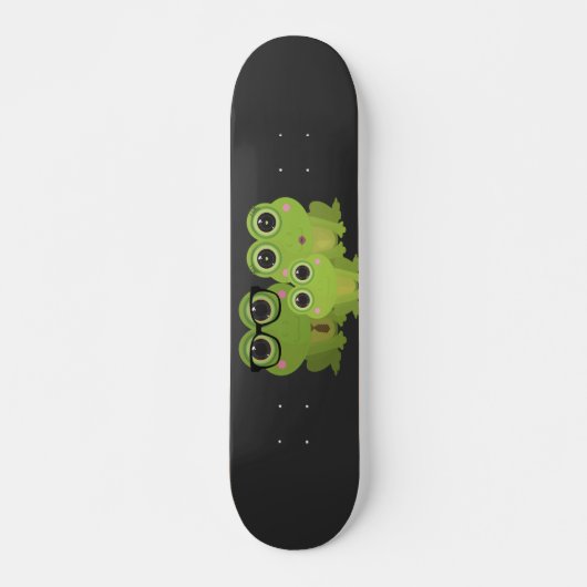 Kikkerfamilie Skateboard (Voorkant)