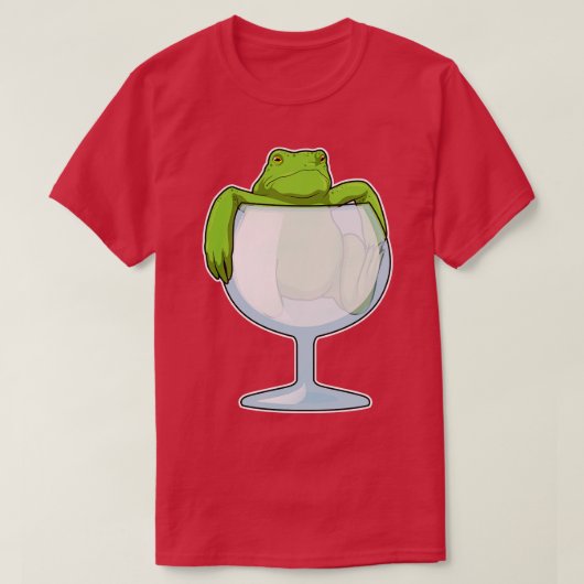 Kikkerglas T-shirt (Design voorkant)