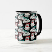 Kikkerglazen patroon mok (Voorkant rechts)