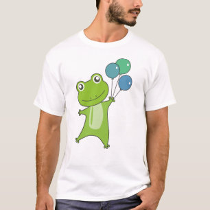 Kikkergroene ballonnen Funny Animals Kinder T-shirt