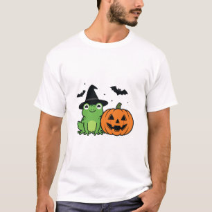 Kikkerheks Halloween Griezelige Amfibie Coven T-shirt