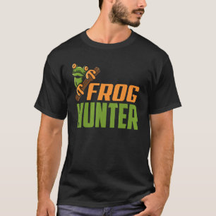 Kikkerjager Amfibieënvanger Jongens Meisjes Kinder T-shirt