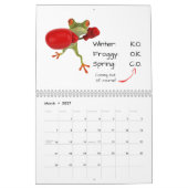 Kikkerkalender 2023 kalender (Mar 2027)