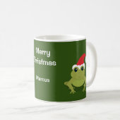 Kikkerkerst met kerstmis koffiemok (Voorkant rechts)