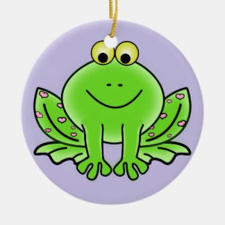 Kikkerkerstversiering Keramisch Ornament